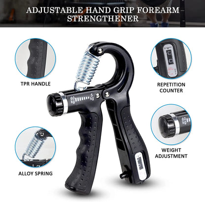 【🔥40% OFF】Ergonomic Hand Gripper –Automatic Counting| Boost Your Grip Strength Anytime Anywhere