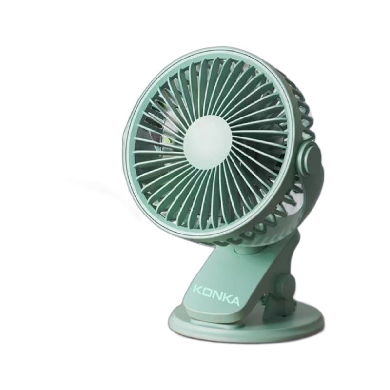 Multifunctional Clip-on Digital Display Small Fan