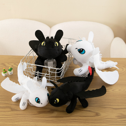 【🔥HOT SALE】Stuffed cartoon black and white dragon plush toy🎁