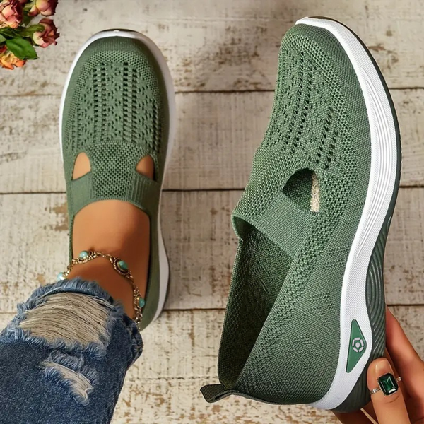 Women's Casual Breathable Slip On Orthopedic Walking Sneakers