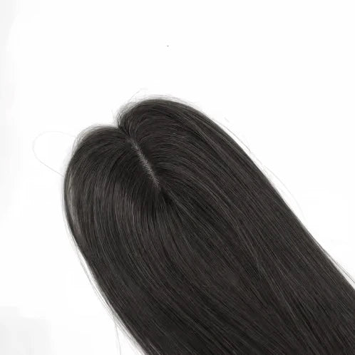 【🔥HOT SALE】2x3 Mini Scalp Topper | Hair Topper For Crown Thinning | Natural Straight