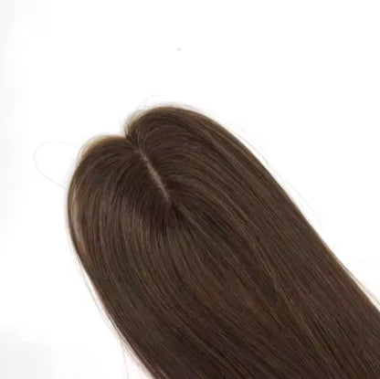 【🔥HOT SALE】2x3 Mini Scalp Topper | Hair Topper For Crown Thinning | Natural Straight