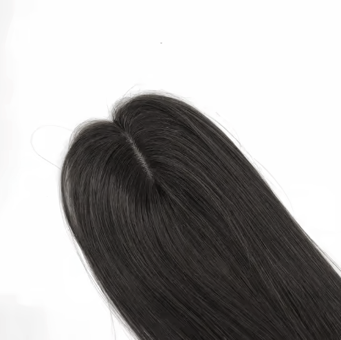 【🔥50%OFF 】100% Natural Human Hair Extensions|Silk Base Hair Topper