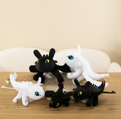 【🔥HOT SALE】Stuffed cartoon black and white dragon plush toy🎁