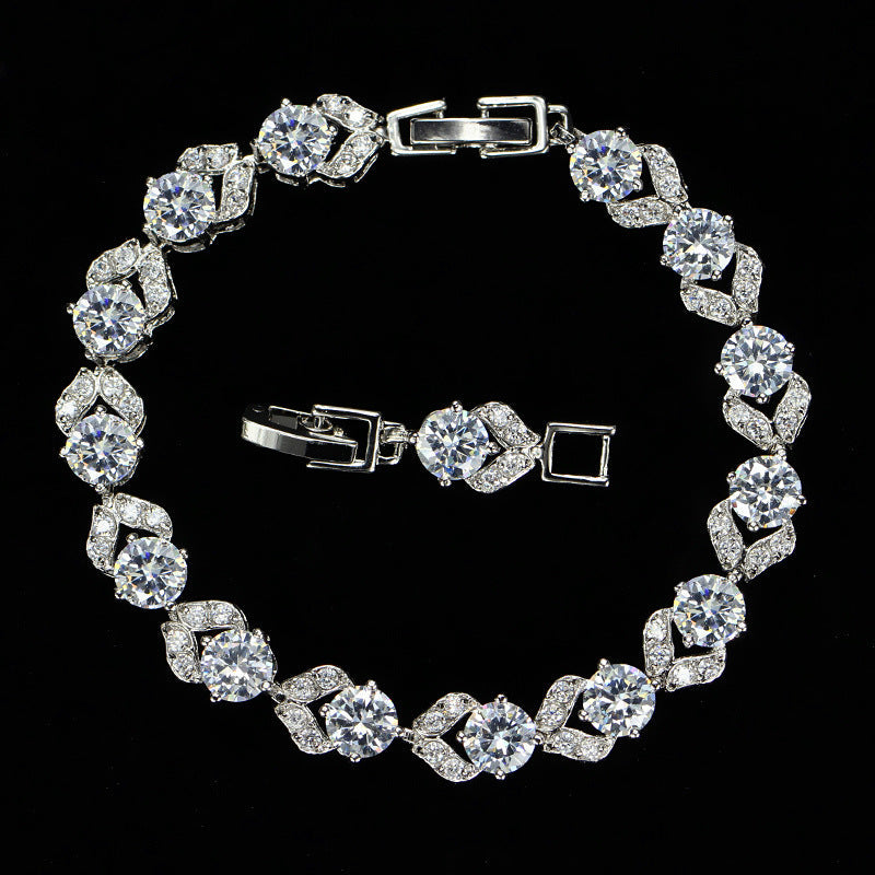 【🔥NEW ARRIVAL】💎Elegant Crystal AAA Zirconia Bracelet for Women – Hypoallergenic💎