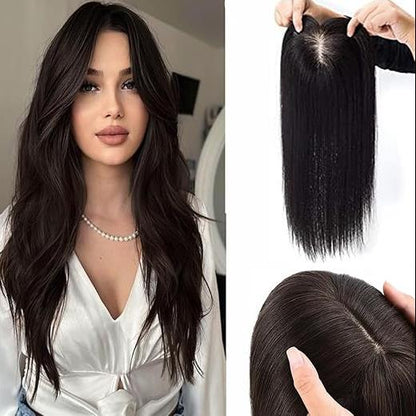 🎉Super New year deal  - 60% OFF ! ！💥Mini Scalp Topper |2×3 Silk Base Hair Topper🪮🪮