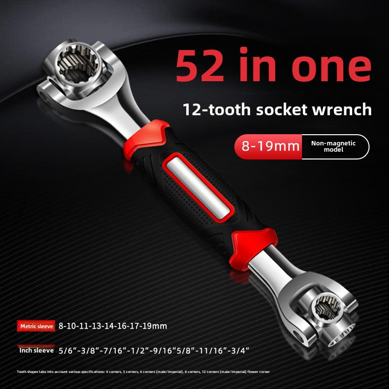 🔥Super Tool🔥German-Style Multi-Function 52-in-1 Rotating Socket Wrench