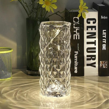 🌹BEST GIFTS🌹16 Colors Rose Rays Crystal Diamond Table Lamp