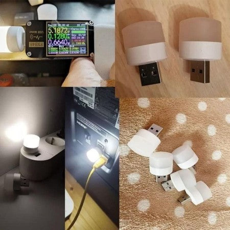 🔥2025 LAST DAY 49% OFF🔥 5 PCS Portable USB light white color