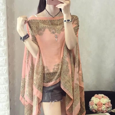 🎁French sun protection shawl