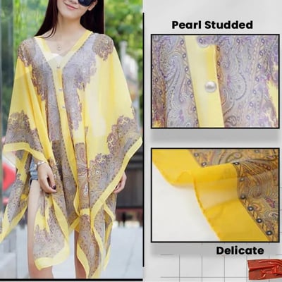 🎁French sun protection shawl