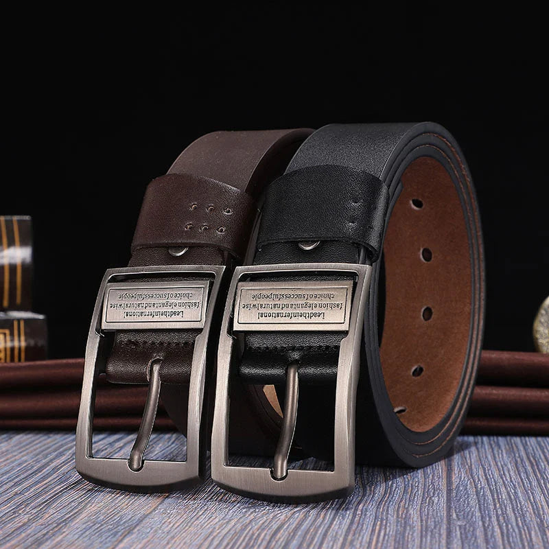 🔥 Last Day Promotion – 49% OFF! 🎉 Men's Business Leather Belt 👔✨ Classic & Sophisticated Style!