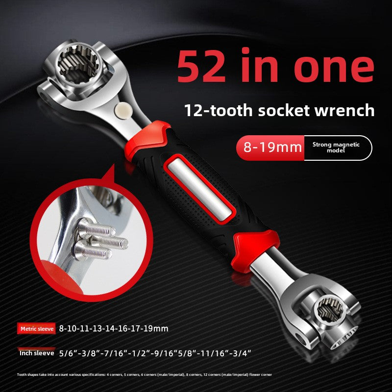 🔥Super Tool🔥German-Style Multi-Function 52-in-1 Rotating Socket Wrench