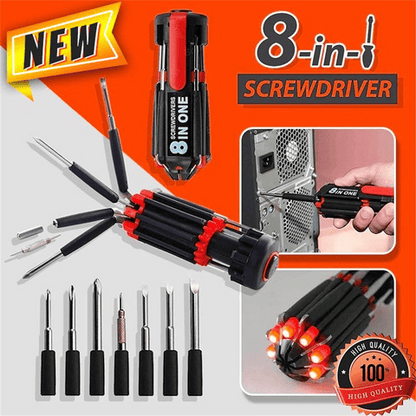 ❤️HOT SALE❤️8-in-1 Screwdriver with LED Torch