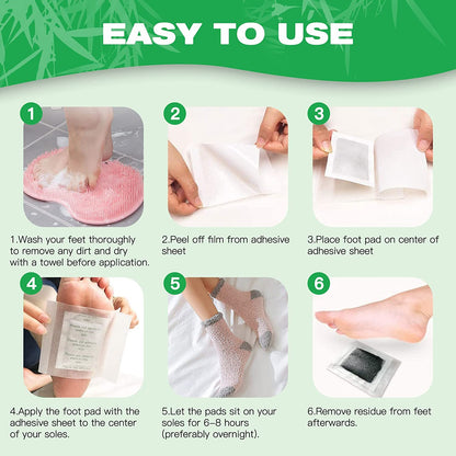 Original Detoxification Foot Patches (Set of 10 Pcs)