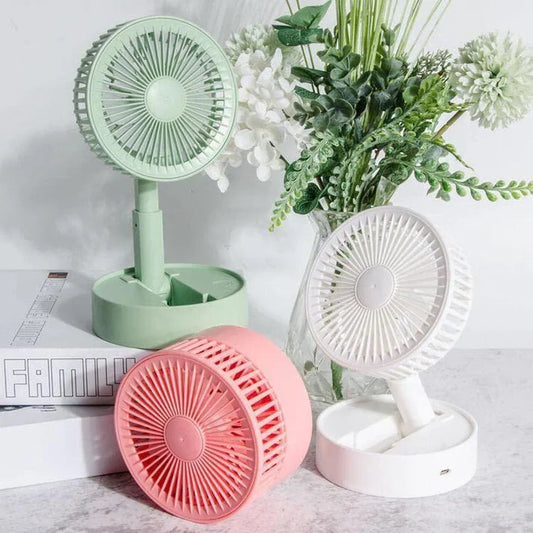 Powerful Rechargeable Adjustable Mini Handheld Portable USB Fan