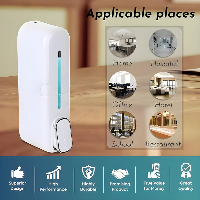 🔥HOT SALE🔥 Manual push wall mounted plastic soap dispenser