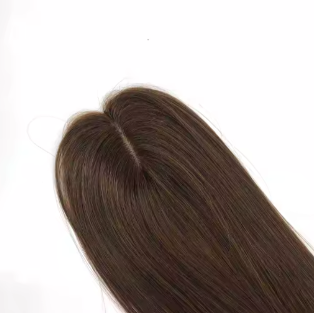 【🔥50%OFF 】100% Natural Human Hair Extensions|Silk Base Hair Topper