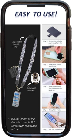 🔥2024 Summer Exclusive 49% OFF - Phone Strap with Zippered Pouch