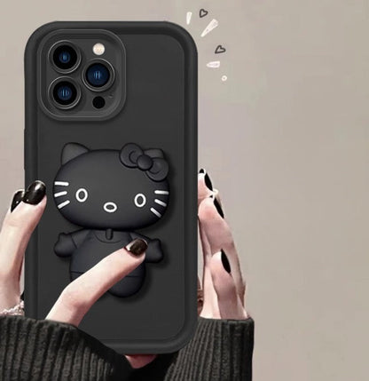 📱Mobile phone case bracket head 360 degrees rotatable girls makeup mirror desktop bracket