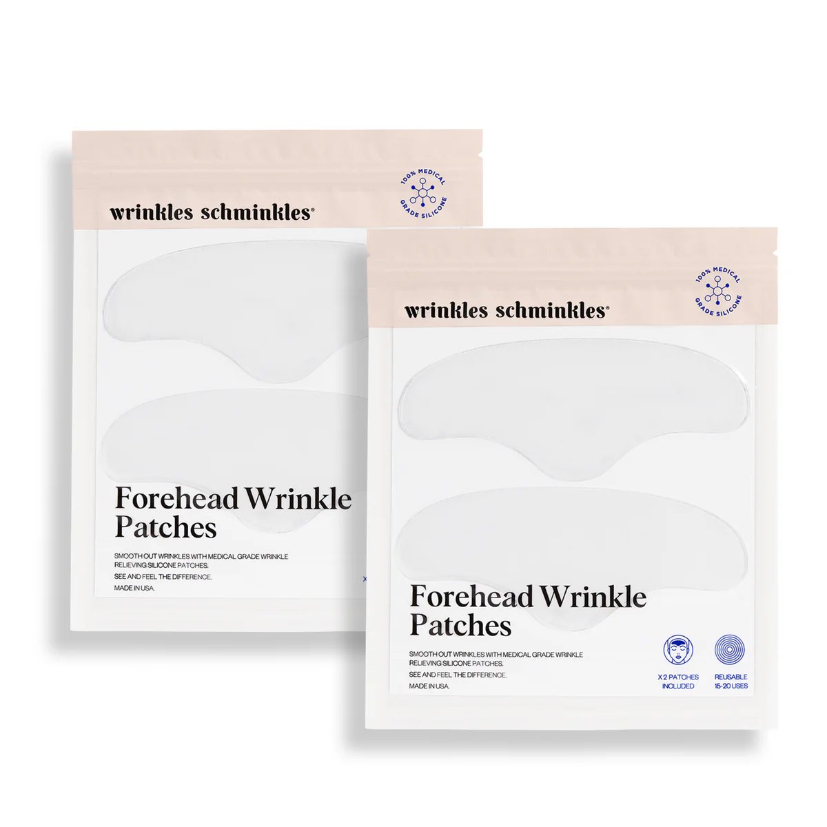 Forehead Wrinkle Patches Set of 2(4 PATCHES)